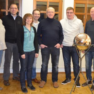 vlnr. Jutta Schlömer, Thomas Lubbe, Bianca Dietz, Andreas Schaake, Dieter Schaake, Hannes Dietzel, Karlheinz Ludwig