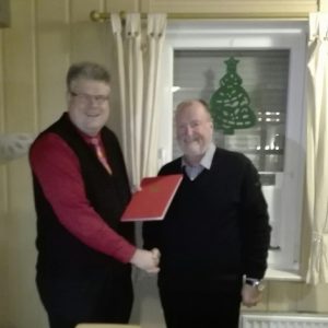 1. Vorsitzender Sascha Wittekind und Bürgermeister a.D. Manfred Heller