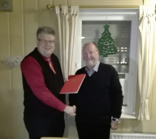 1. Vorsitzender Sascha Wittekind und Bürgermeister a.D. Manfred Heller