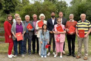 vlnr Esther Dilcher, Kurt Epting, Willi Hochgrebe, Klaus Wagner, Paul Schüßler, Jutta Schlömer, Latif Al-Homssi, Annemarie Düsterheit, Flemming Lückel, Jürgen Wilden und Dieter Schaake